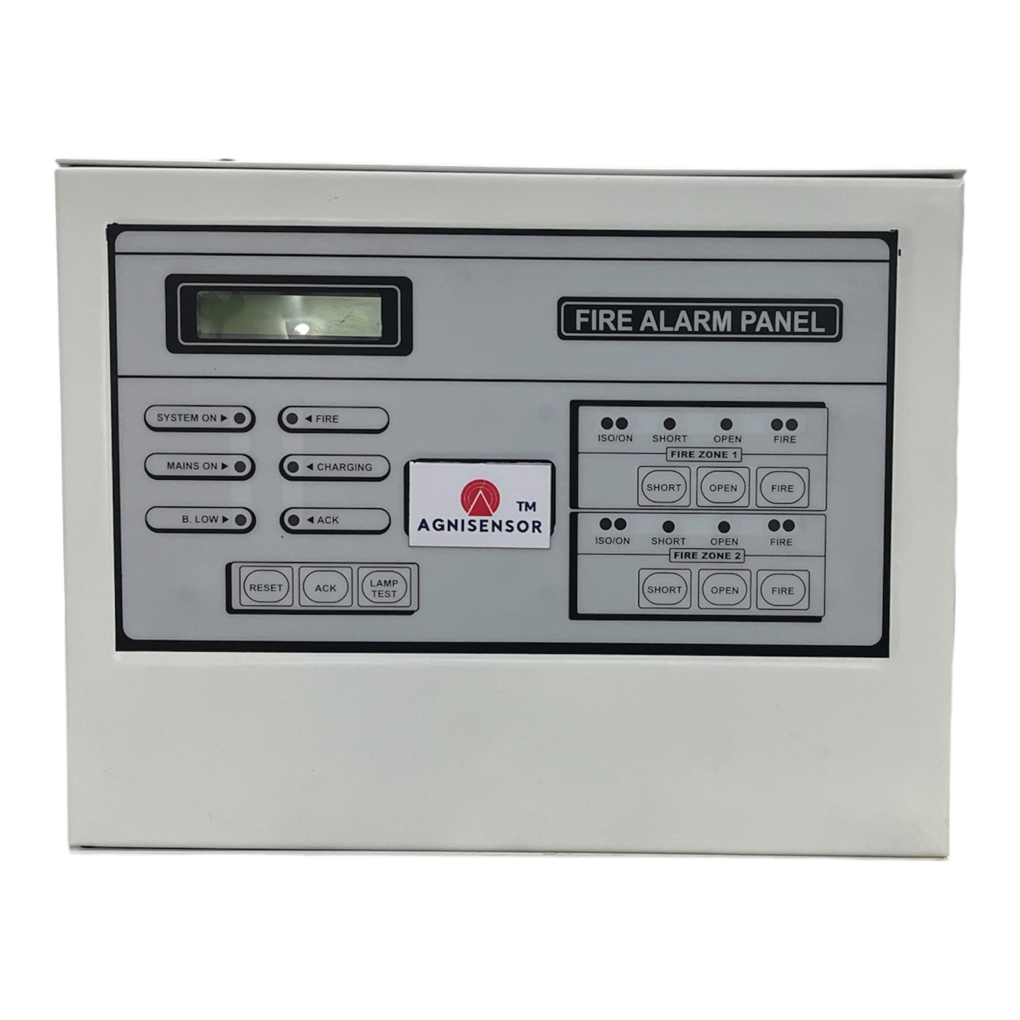  AGNI SENSOR 2 ZONE CONVENTIONAL FIRE ALRAM PANEL